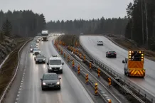 Redaktionell illustration till Begränsad framkomlighet på E18 mot Enköping