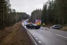 Redaktionell illustration till Bilolycka på väg 68 söder om Riddarhyttan