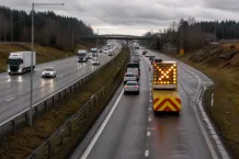Redaktionell illustration till Skyddsfordon vid Hogstorpsmotet på E6