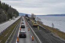 Redaktionell illustration till Vägarbete påverkar E4 norr om Gränna