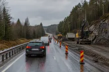 Redaktionell illustration till Vägarbete påverkar väg 27 vid Voxtorp