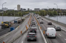 Redaktionell illustration till Vägavvikelse på E4 vid Motorvägsbron